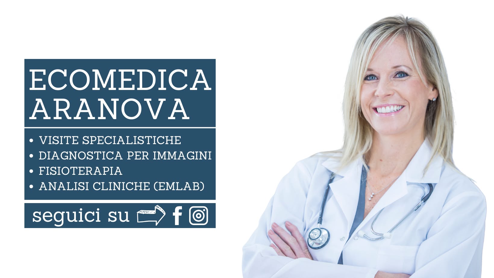 Ecomedica ed Emlab Aranova - Centro polispecialistico Fiumicino
